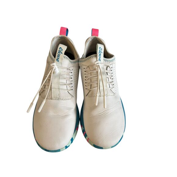 Women's Clove Classic Sneaker Size W8 White Nursing Healthcare Slip on - Picture 3 of 10